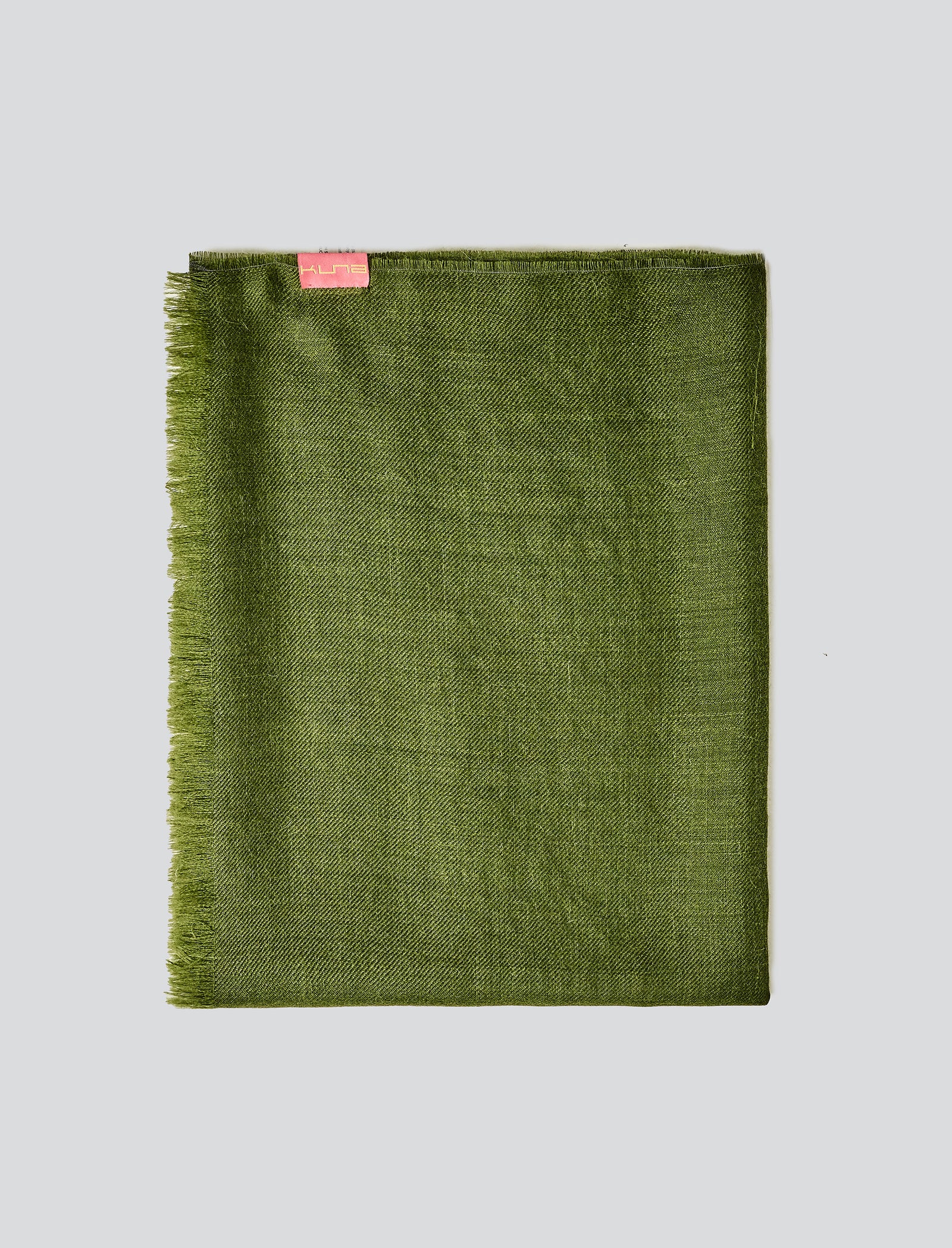 Green Baby Alpaca Amaretto Stole