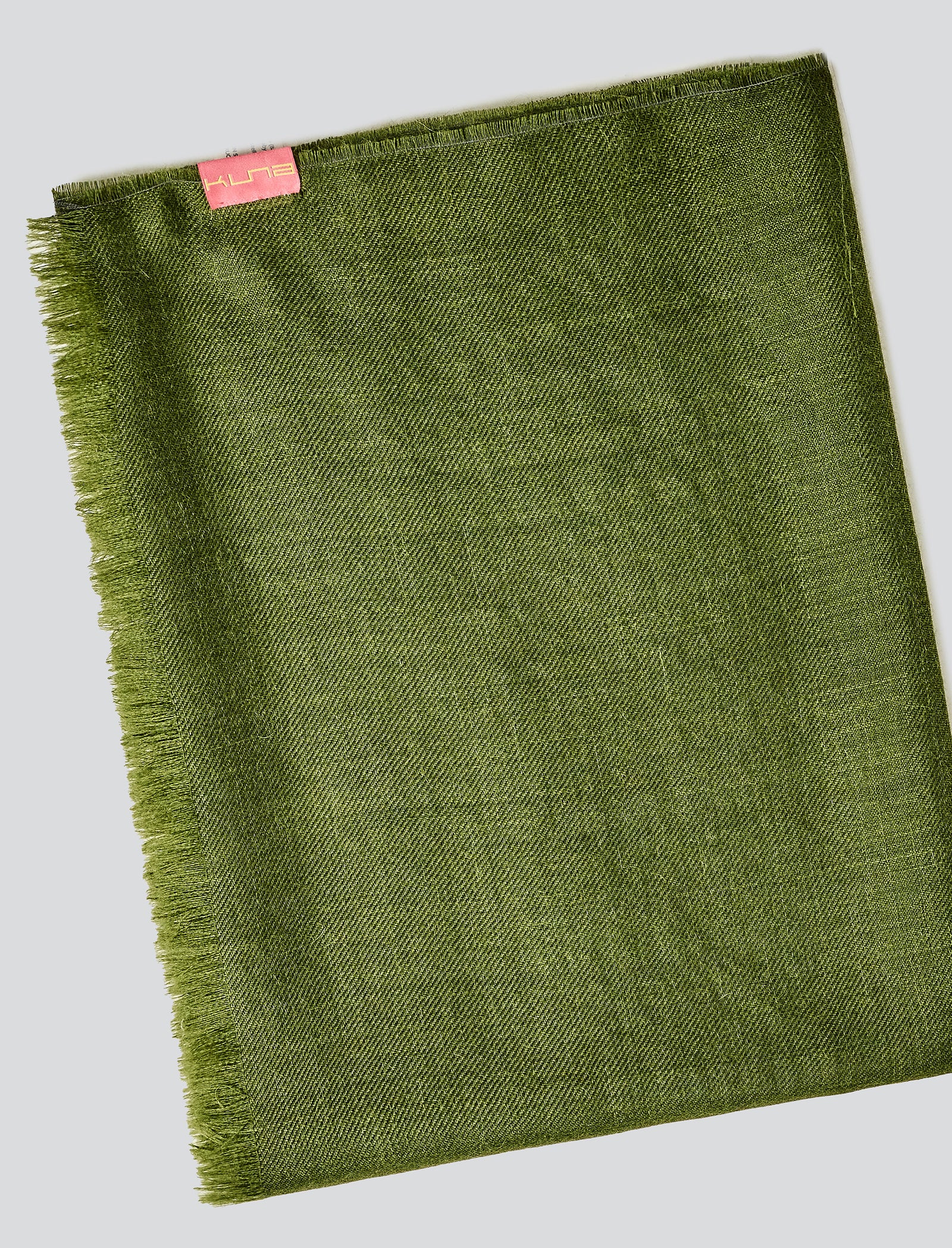 Green Baby Alpaca Amaretto Stole