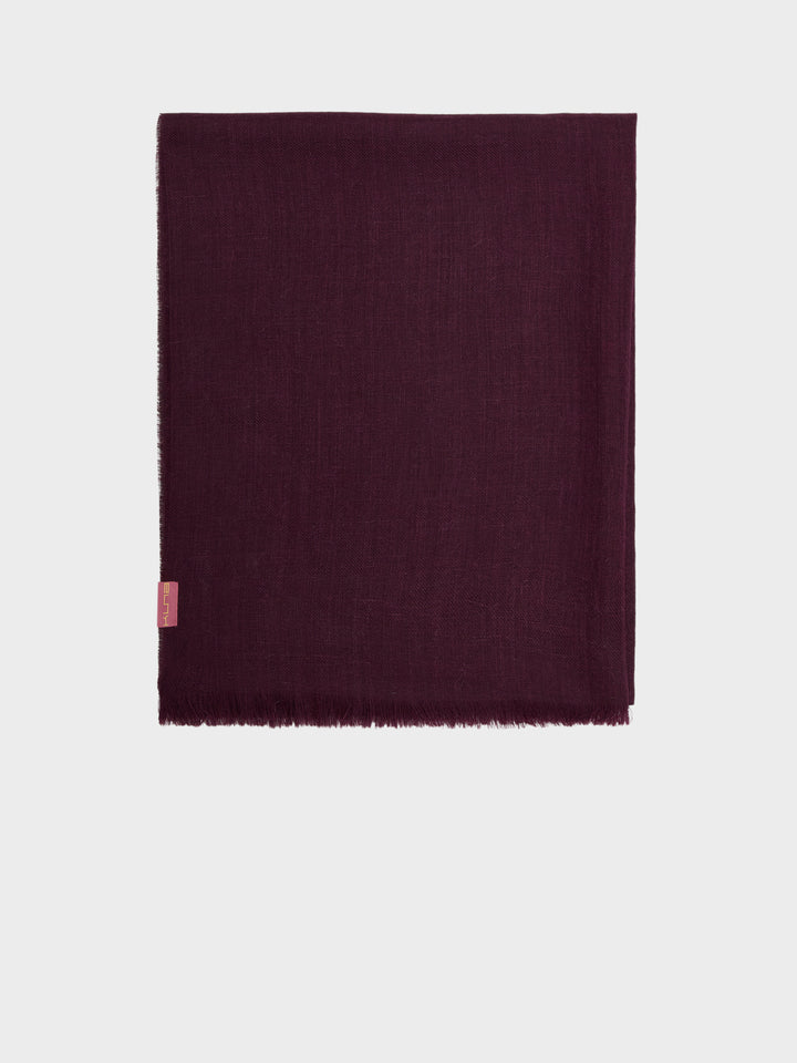 Estola Amareto De Baby Alpaca Color Guinda