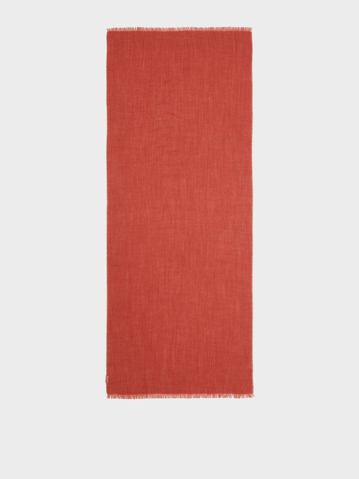 Estola Amareto De Baby Alpaca Color Naranja