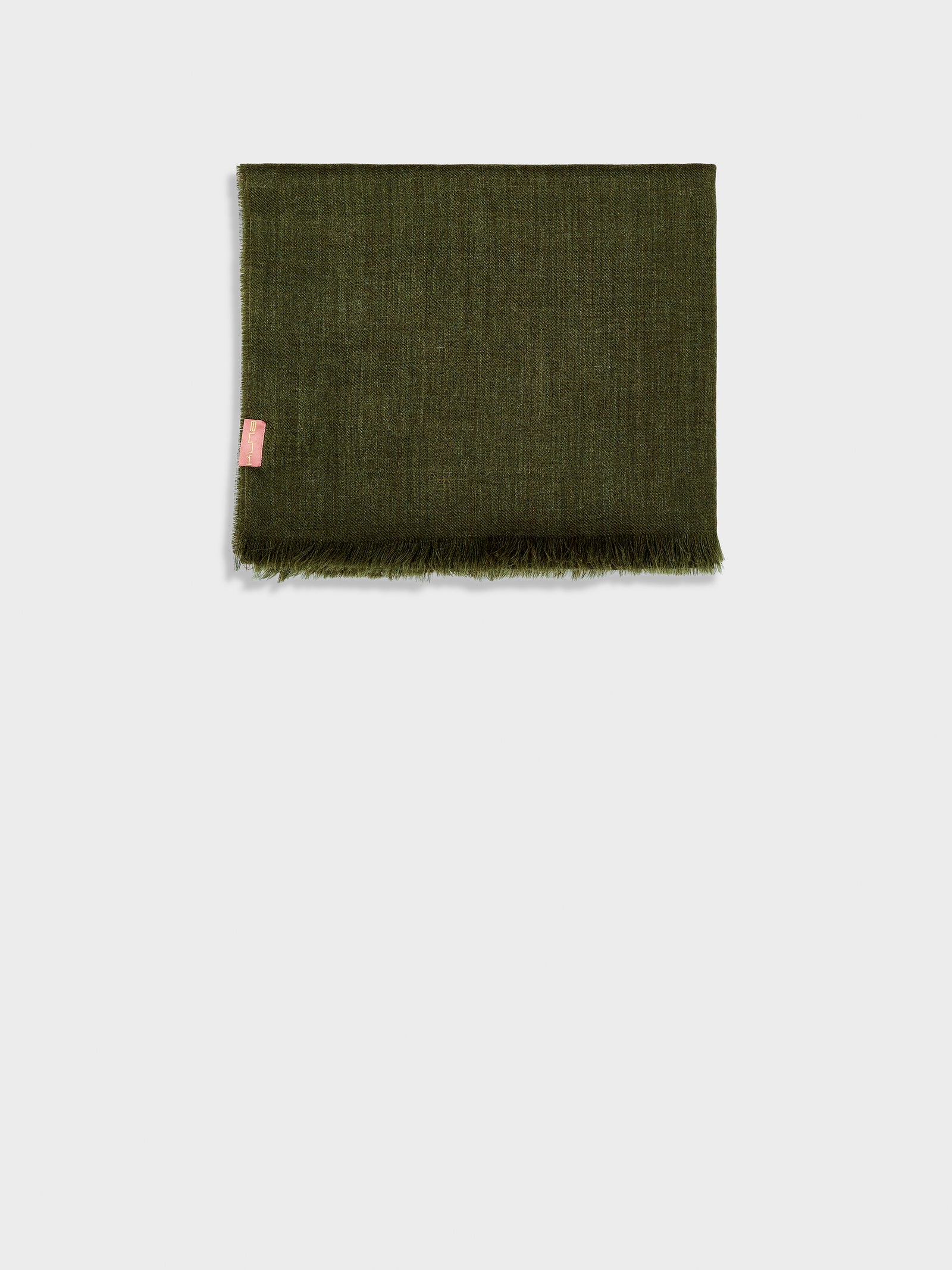 Estola Amareto De Baby Alpaca Color Verde