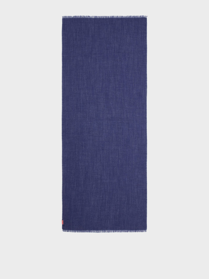 Estola Amareto De Baby Alpaca Color Azul