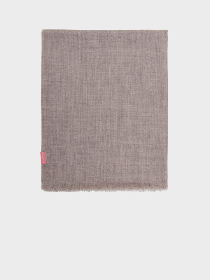Estola Amareto De Baby Alpaca Color Gris