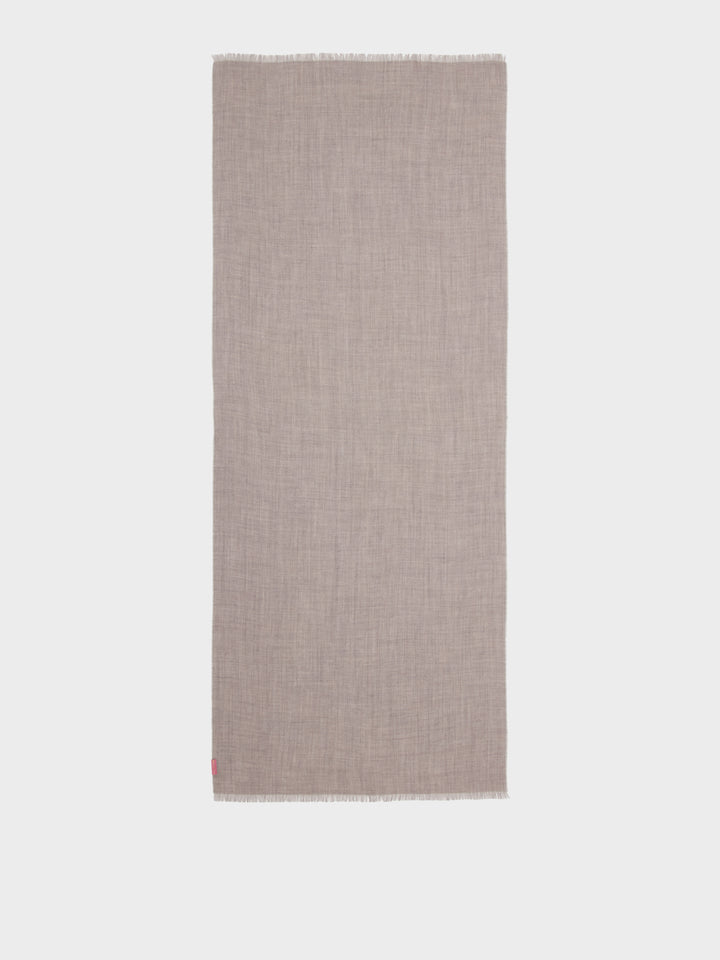 Estola Amareto De Baby Alpaca Color Gris