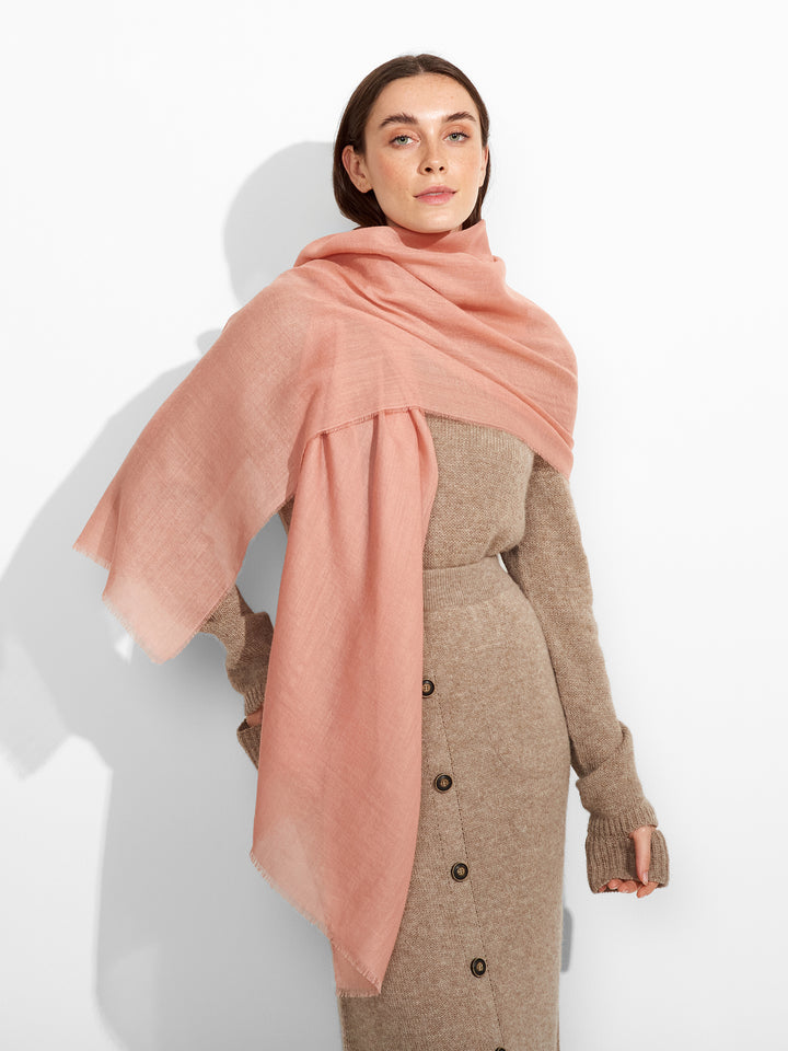 Alondra Baby Alpaca Pink Stole