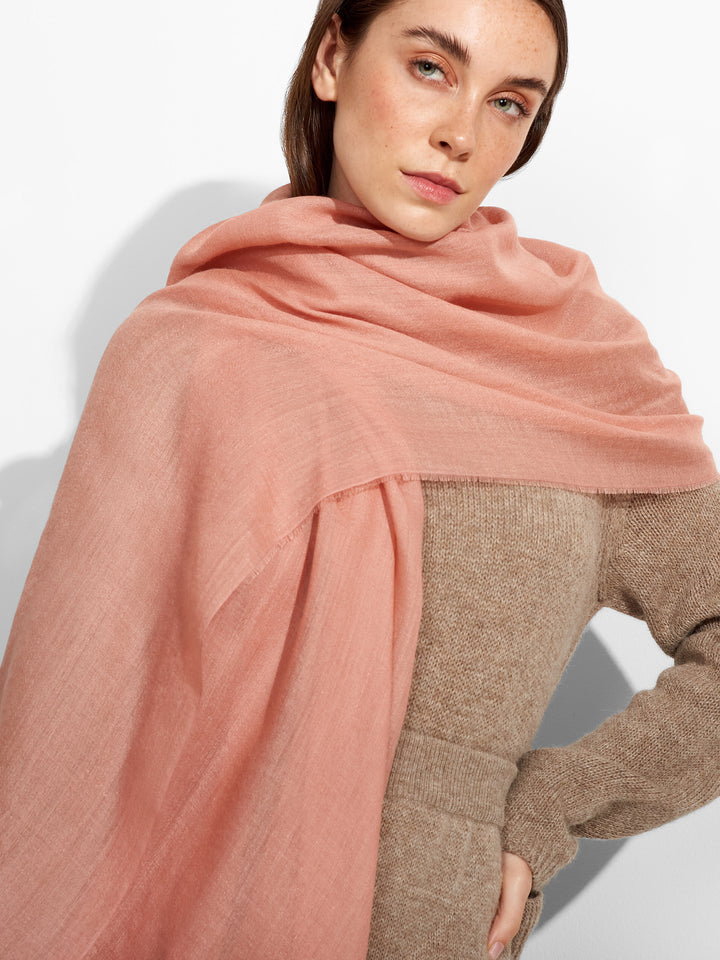 Alondra Baby Alpaca Pink Stole