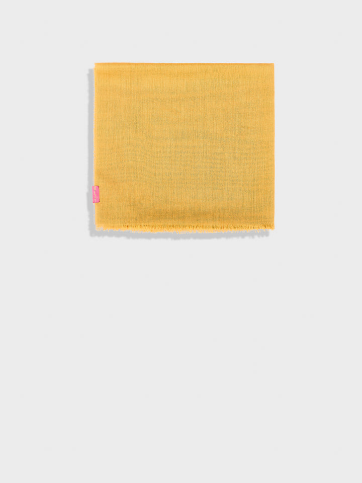 Alondra Baby Alpaca Stole in Yellow