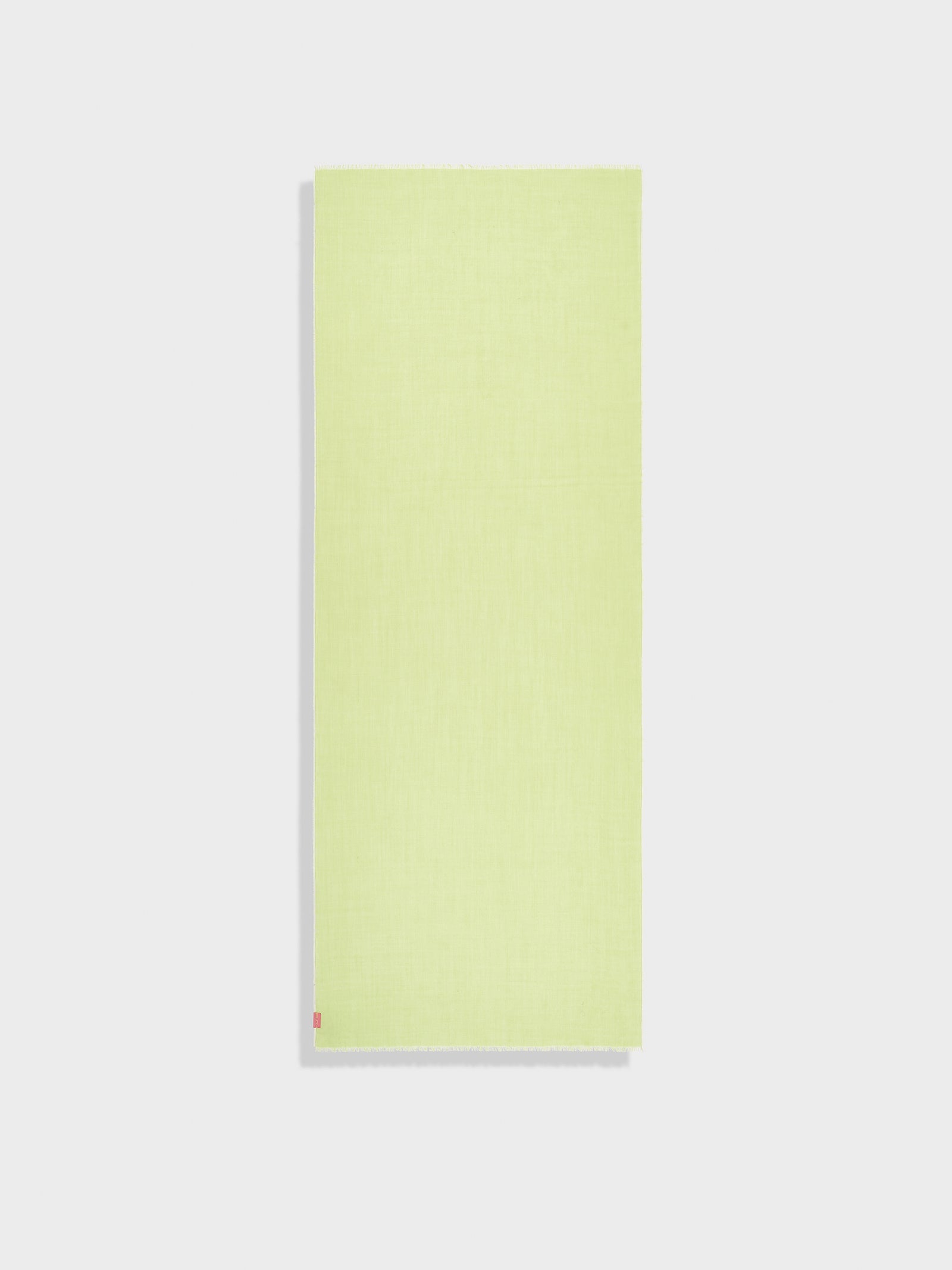 Estola Alondra De Baby Alpaca Color Verde Claro