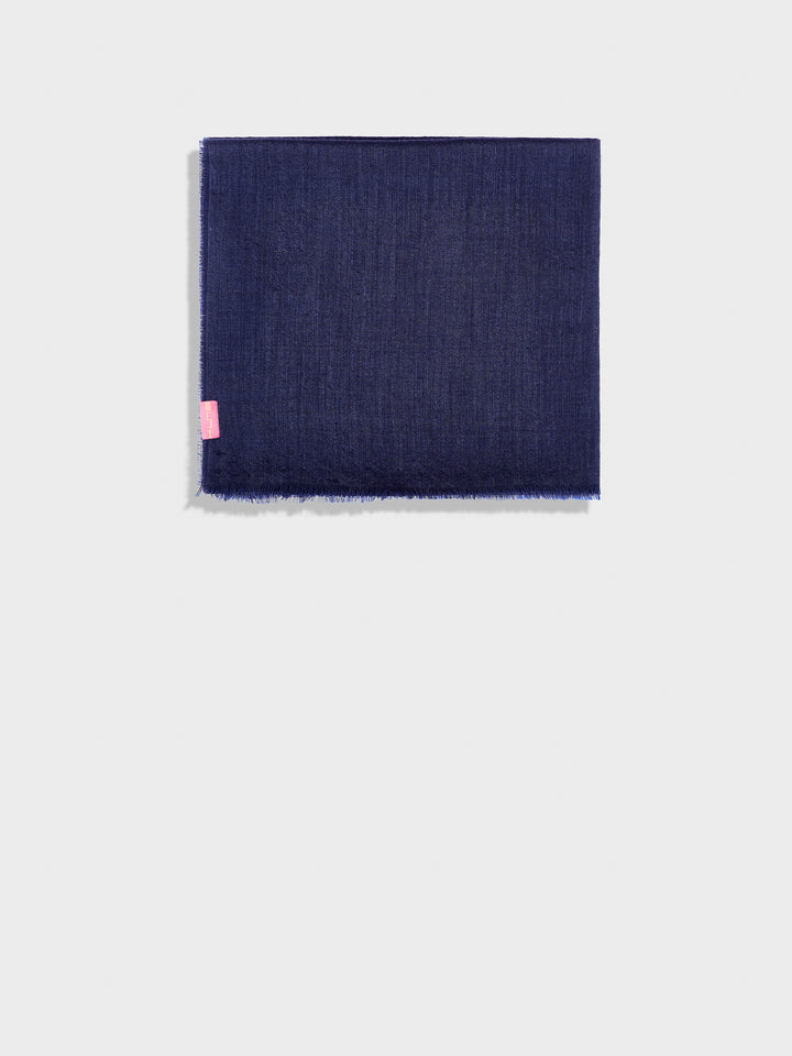 Alondra Baby Alpaca Stole, Blue