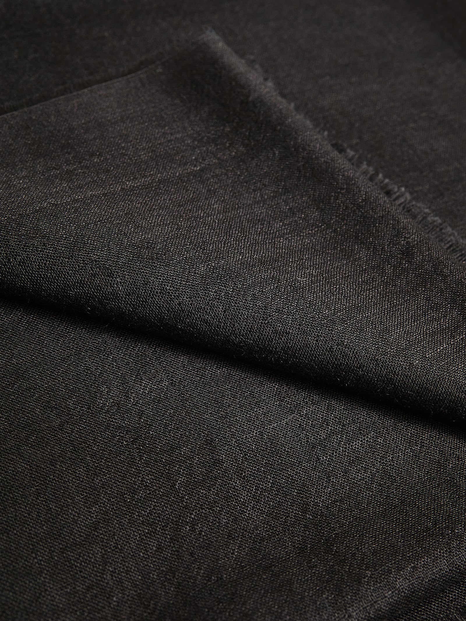 Estola Alondra De Baby Alpaca Color Negro