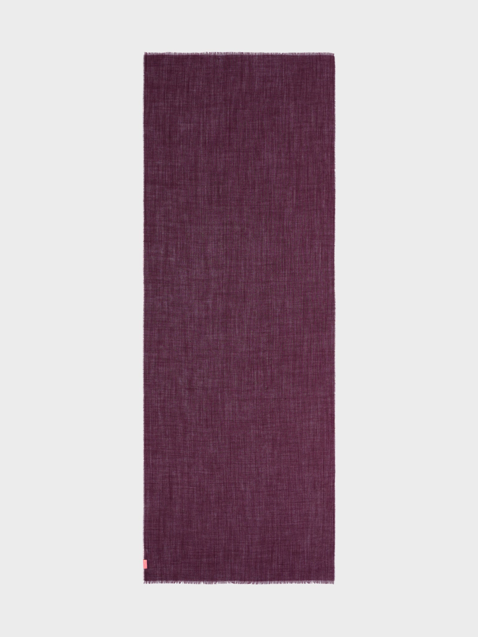 Estola Alondra De Baby Alpaca Color Guinda
