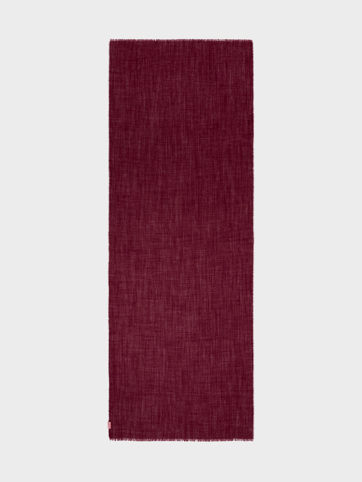 Estola Alondra De Baby Alpaca Color Rojo