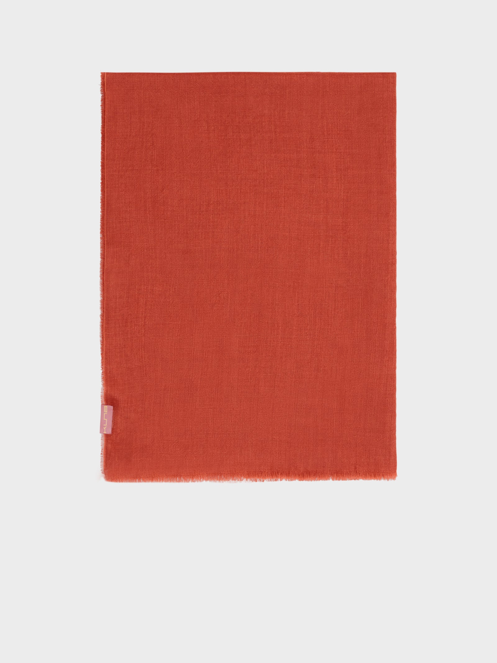Estola Alondra De Baby Alpaca Color Naranja