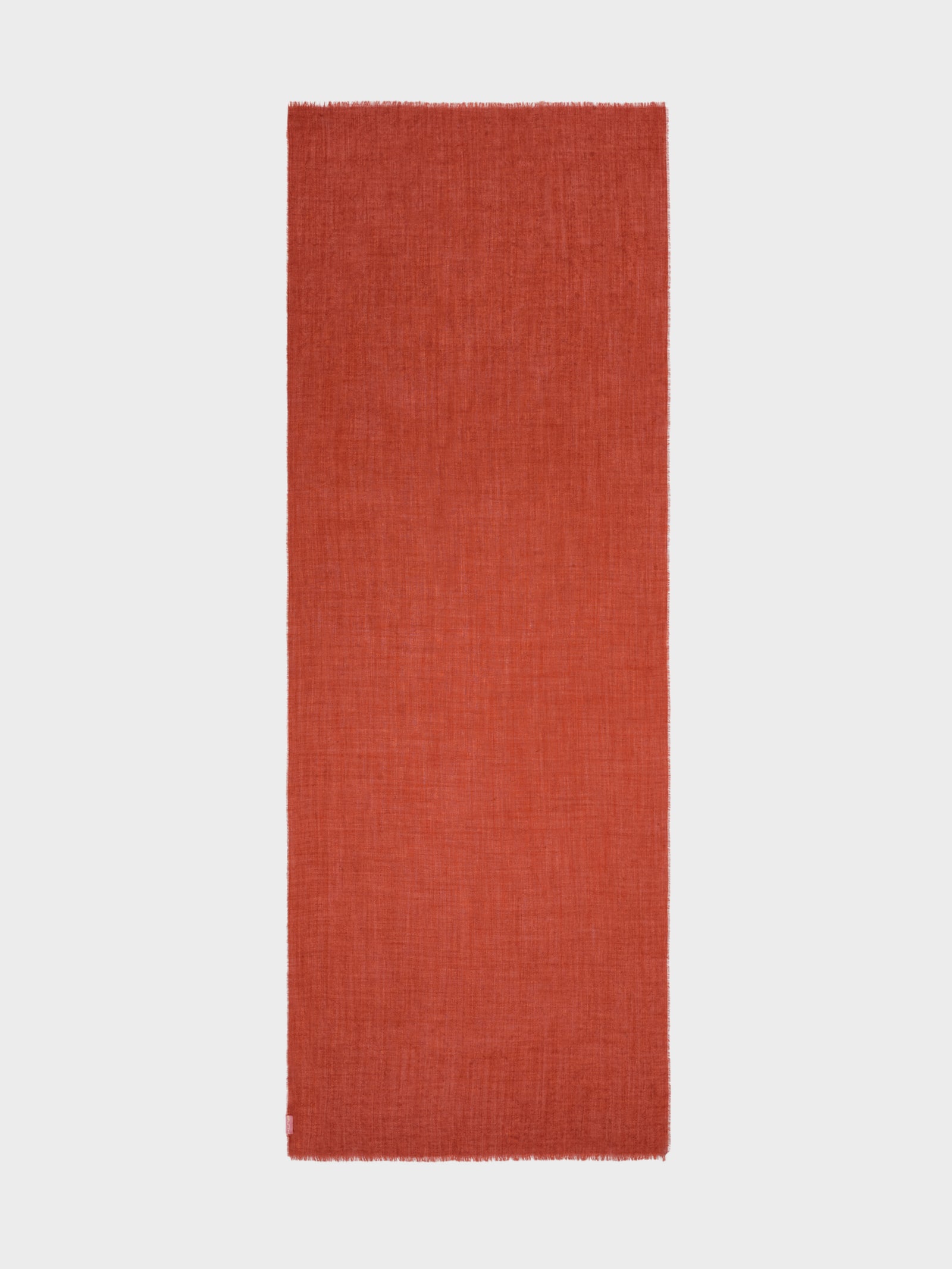 Estola Alondra De Baby Alpaca Color Naranja