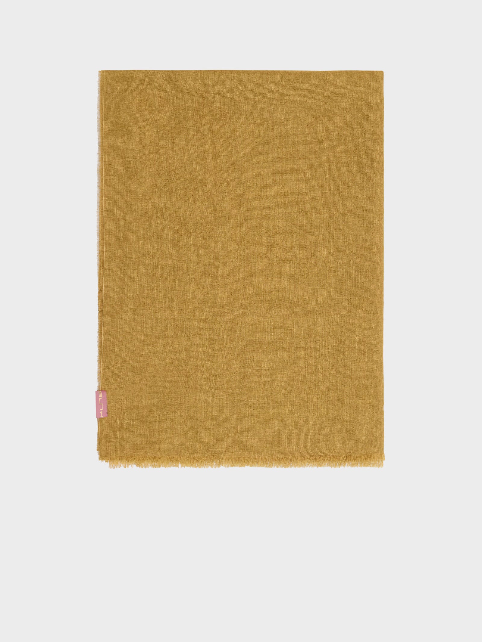 Estola Alondra De Baby Alpaca Color Amarillo