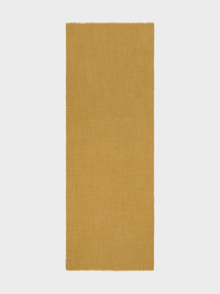 Estola Alondra De Baby Alpaca Color Amarillo