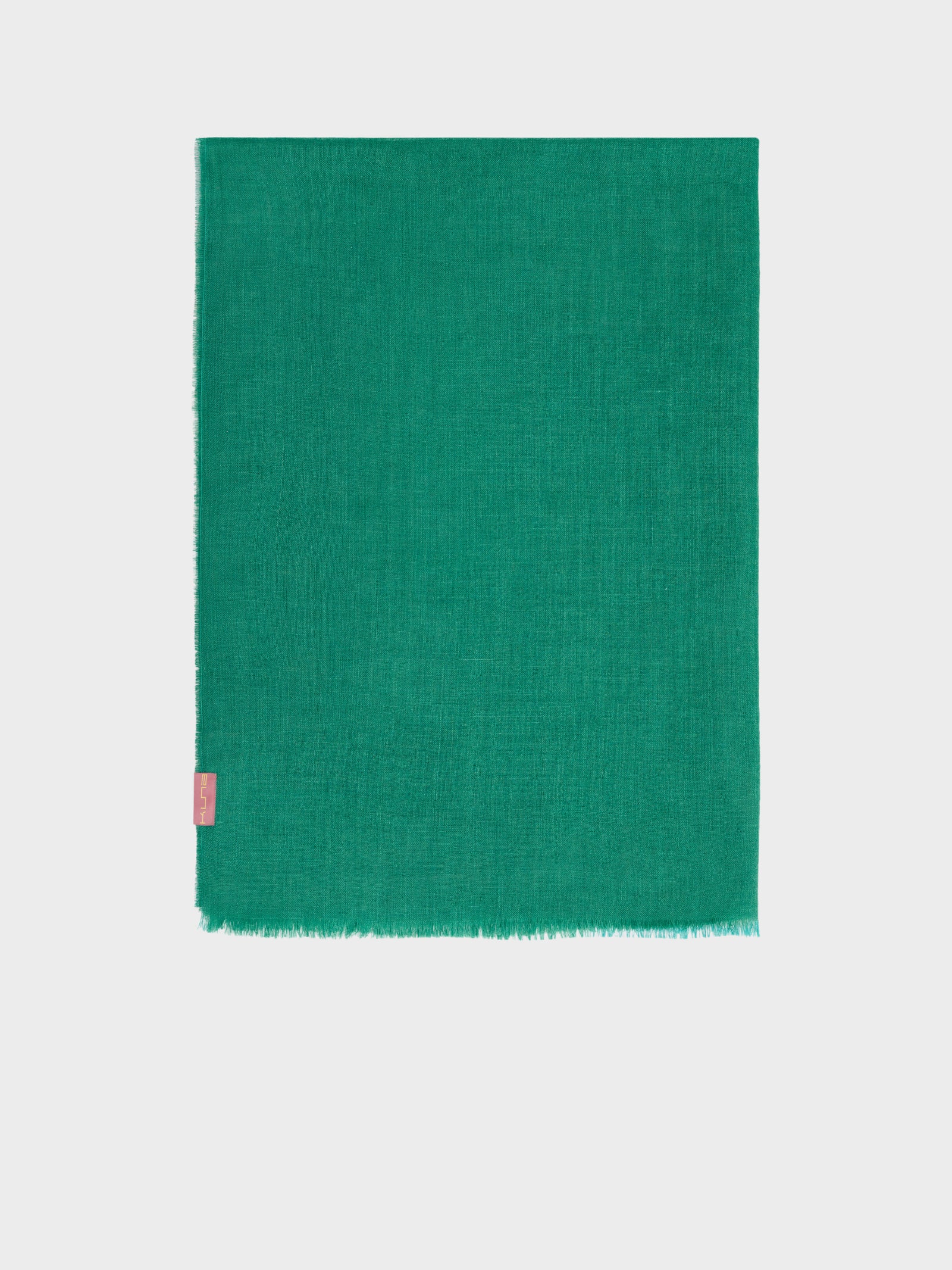 Estola Alondra De Baby Alpaca Color Verde