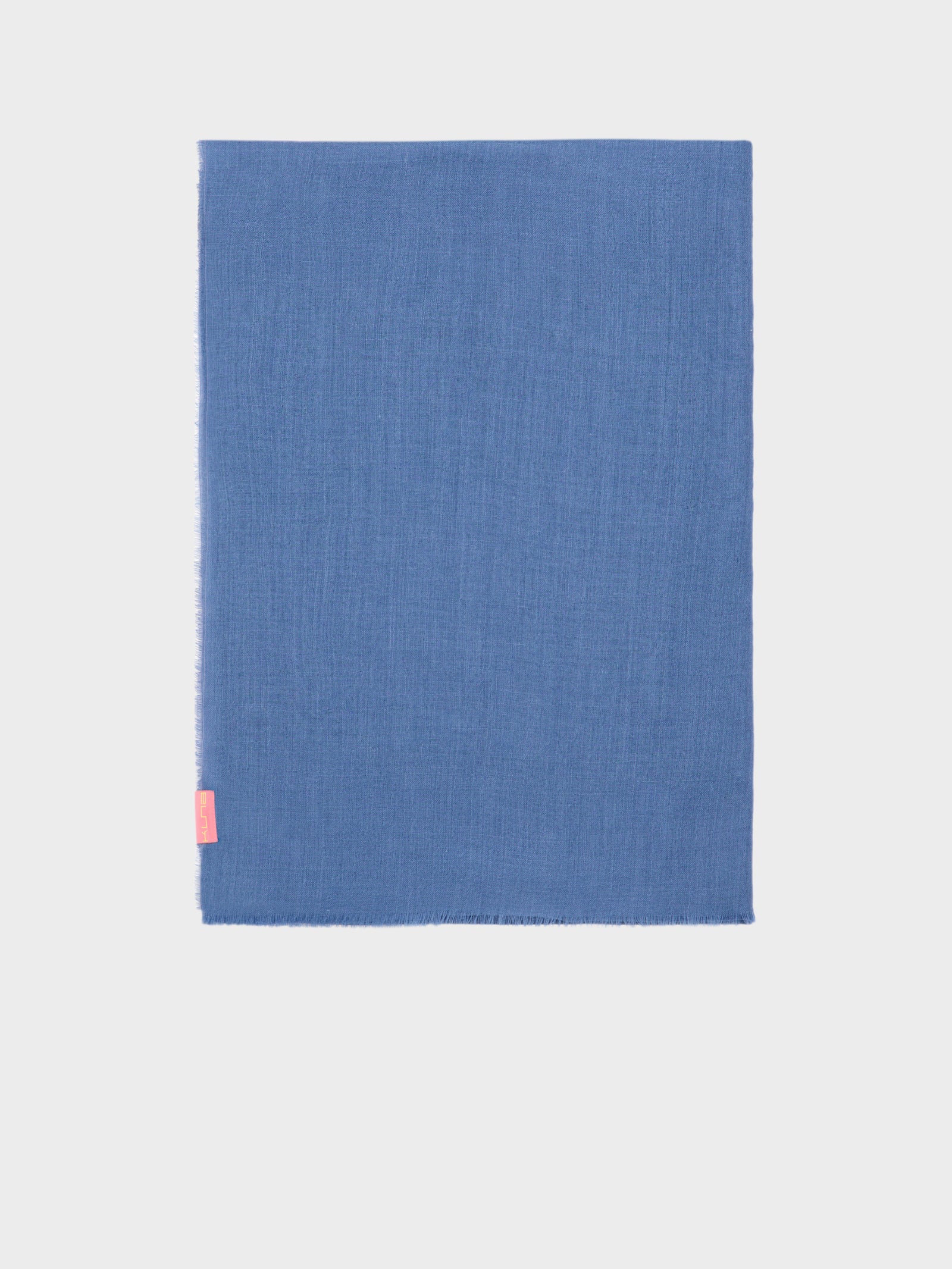 Estola Alondra De Baby Alpaca Color Azul