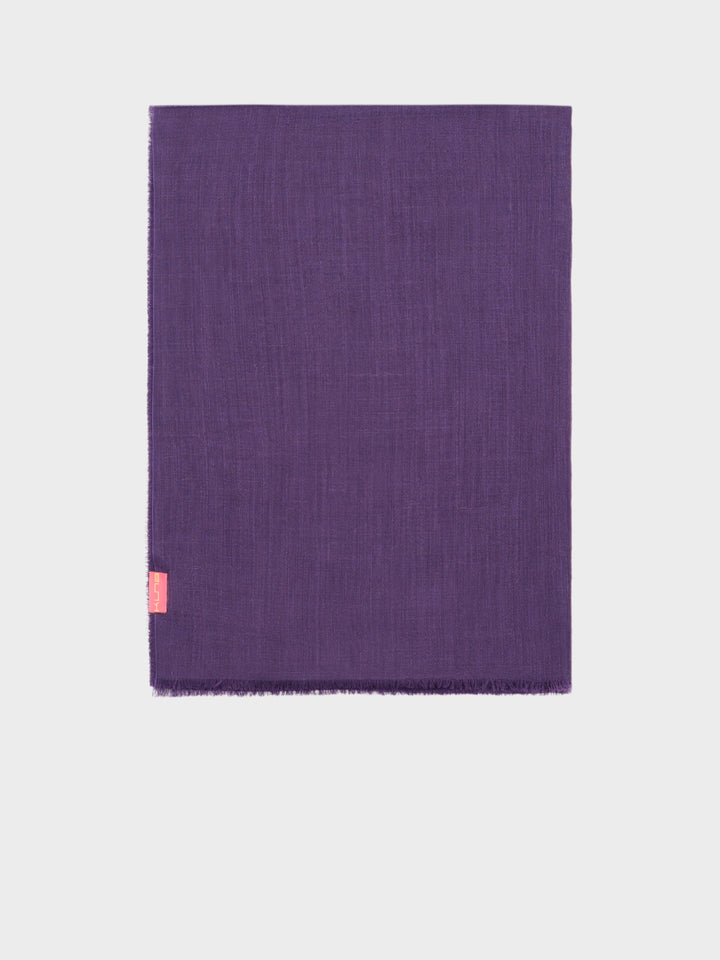 Estola Alondra De Baby Alpaca Color Morado