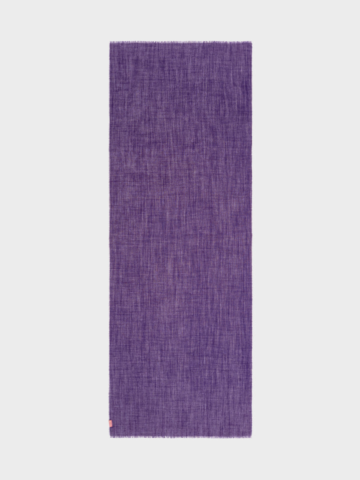 Estola Alondra De Baby Alpaca Color Morado
