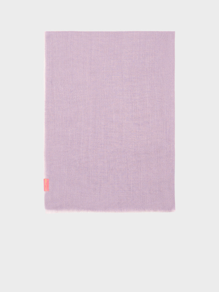 Estola Alondra De Baby Alpaca Color Morado