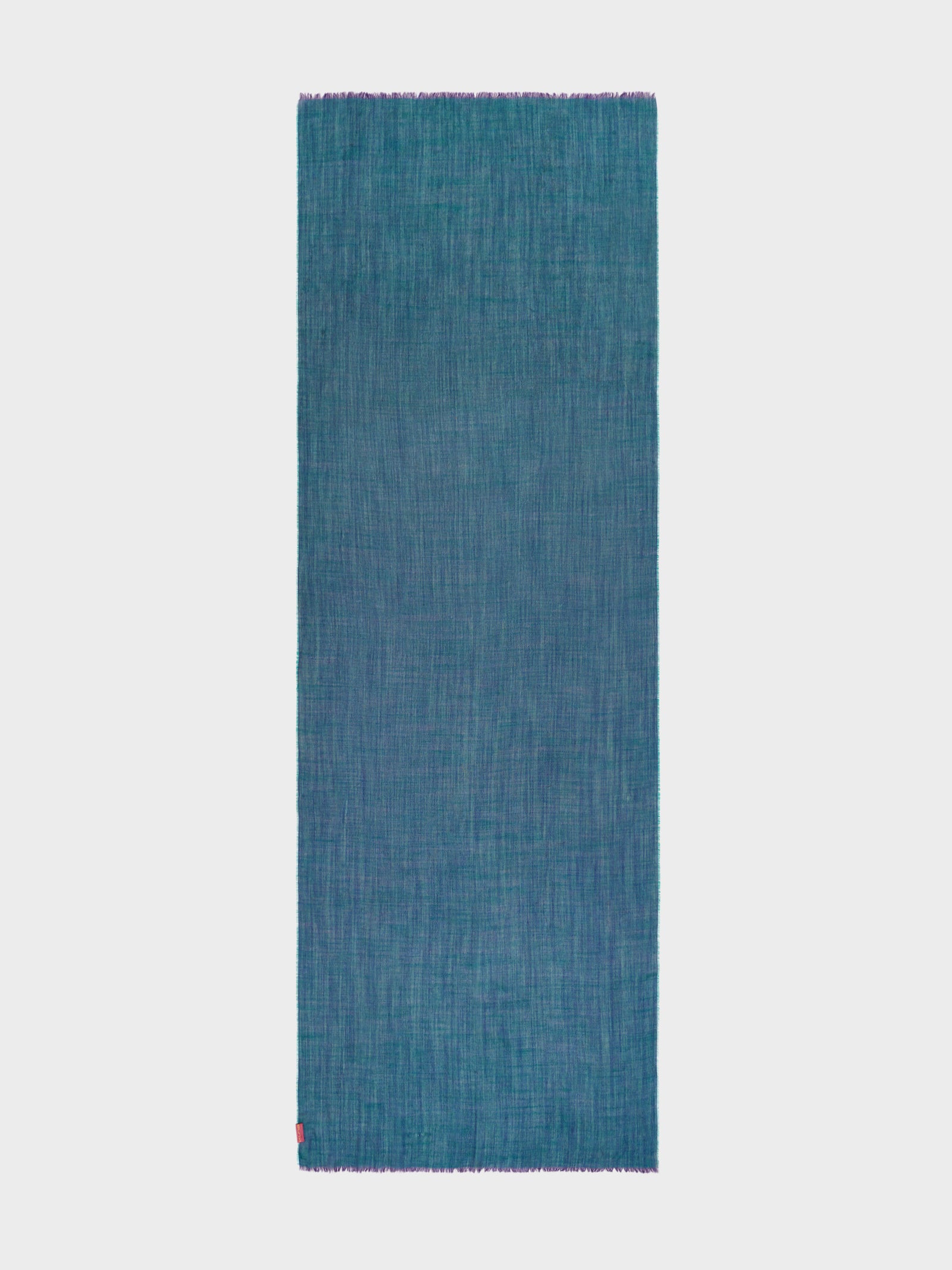 Estola Zaina De Baby Alpaca Color Azul