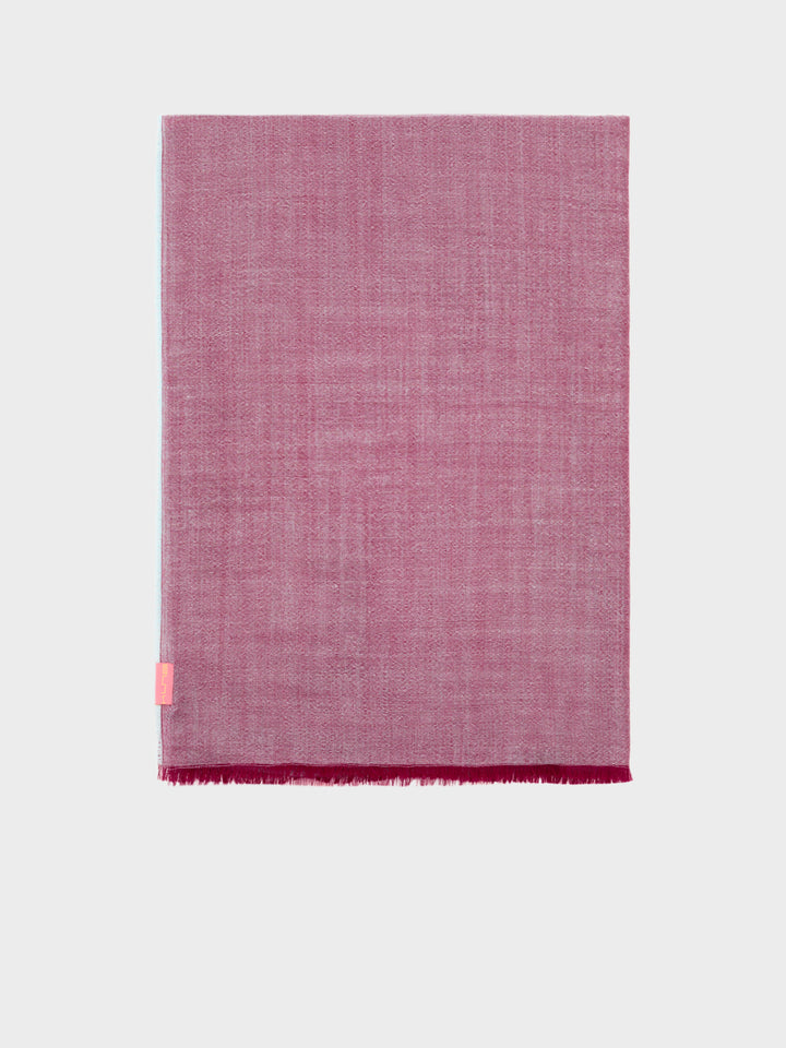 Estola Zaina De Baby Alpaca Color Rojo