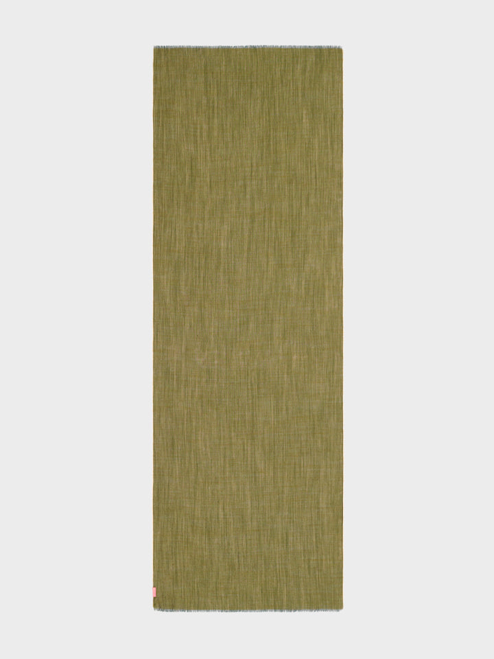 Zaina Baby Alpaca Stole in Green
