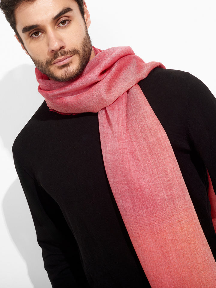 Zulma Baby Alpaca Red Scarf
