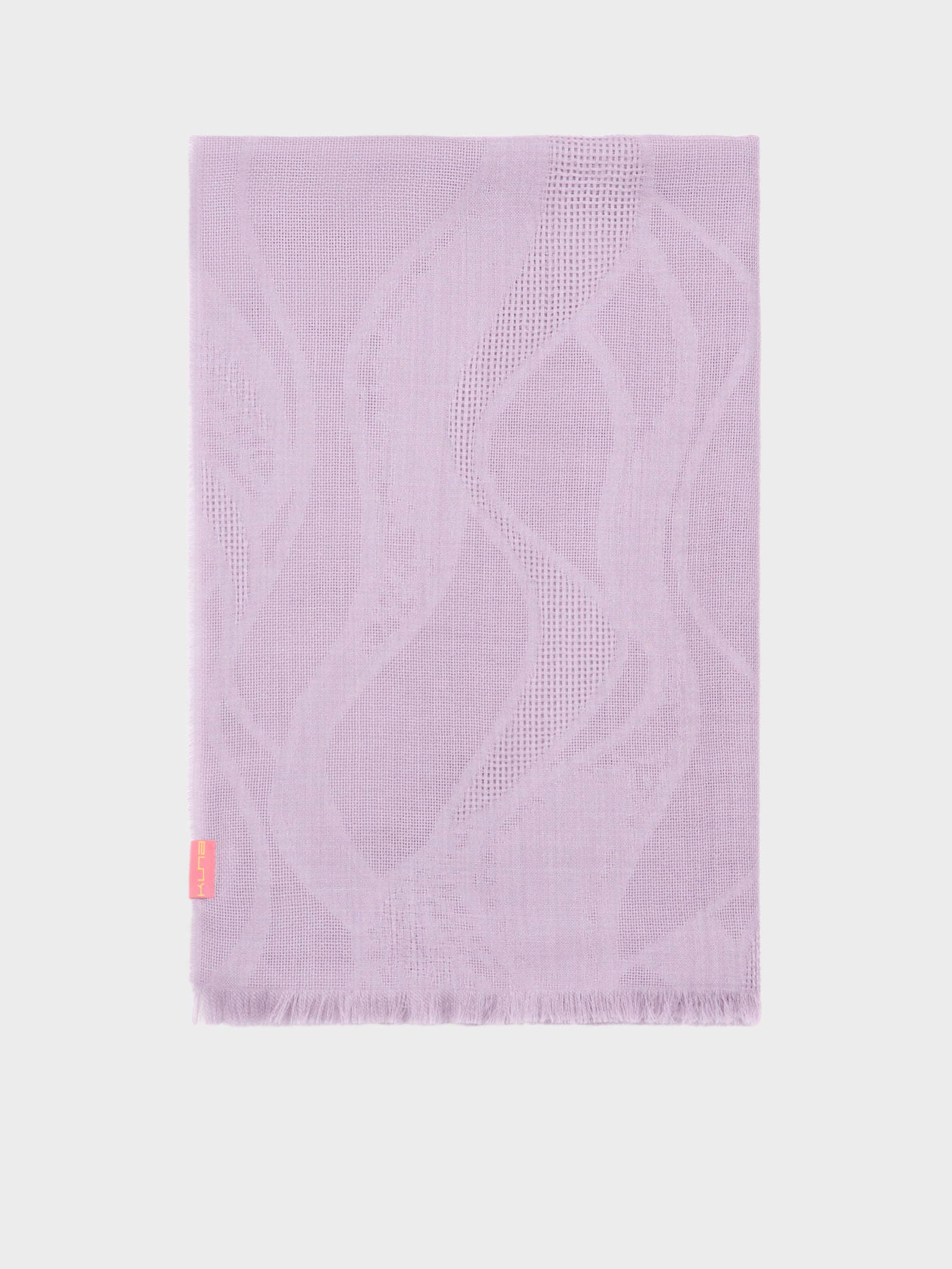 Estola Canvas De Baby Alpaca Color Morado