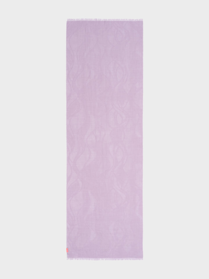 Baby Alpaca Canvas Stole Purple