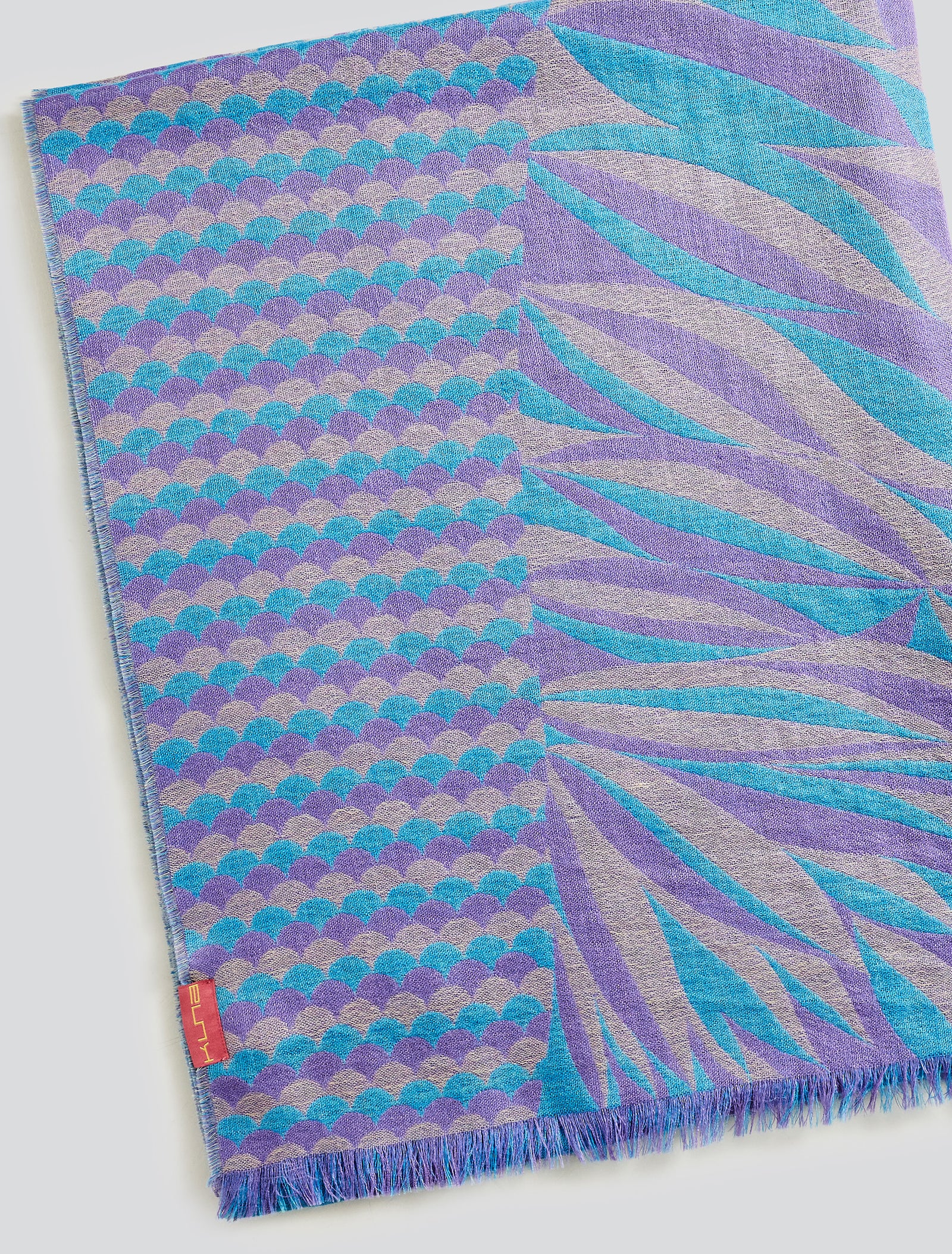 Estola Ysily De Baby Alpaca Color Morado