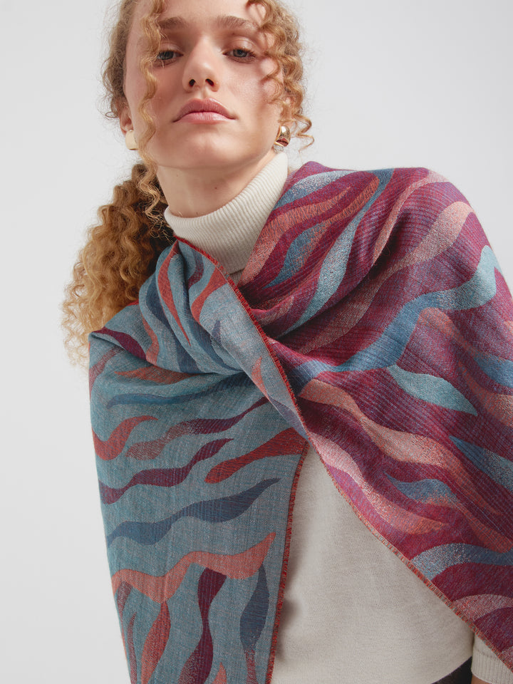 Estola Carabely De Baby Alpaca Color Multicolor