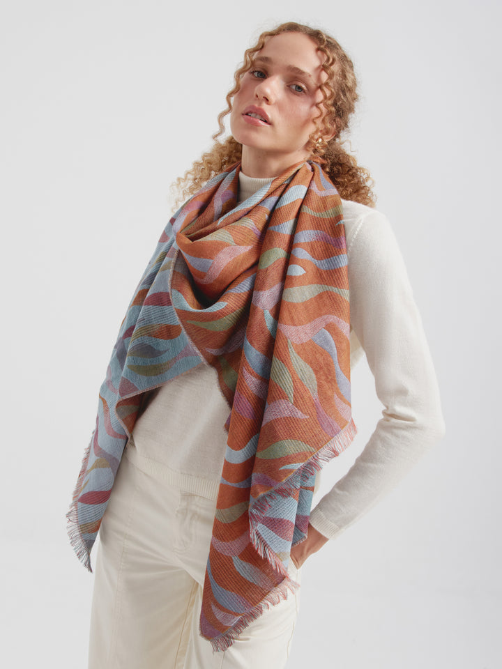 Estola Carabely De Baby Alpaca Color Multicolor