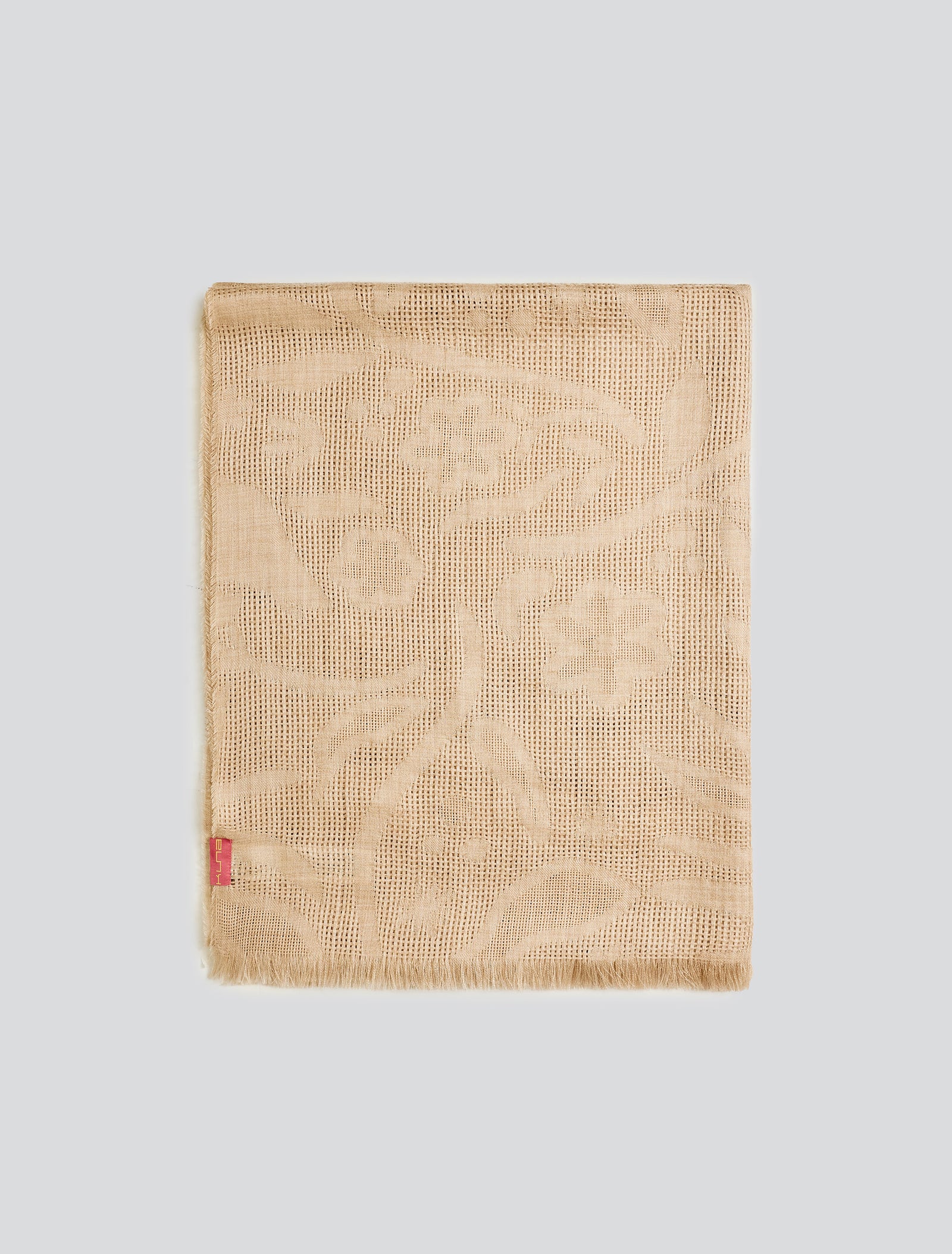 Estola Yruma De Baby Alpaca Color Beige