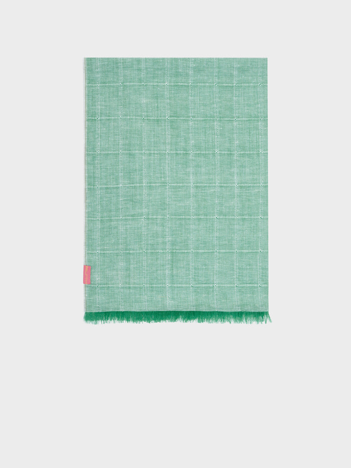 Green Zoda Baby Alpaca Stole