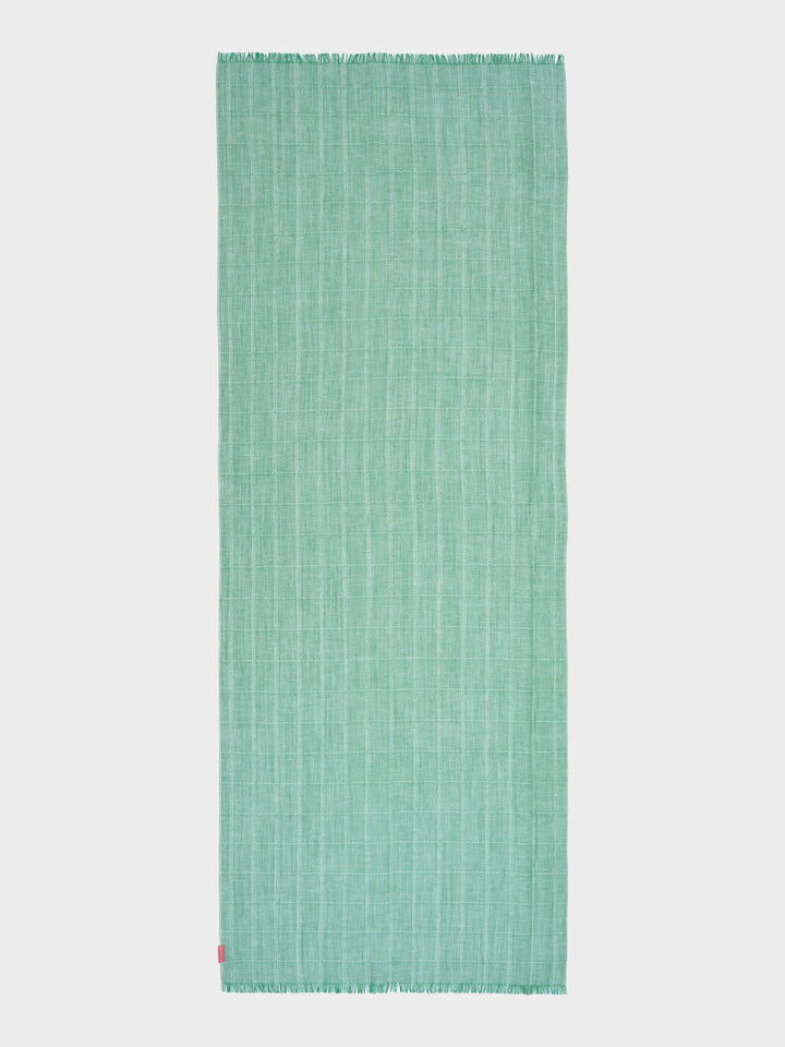 Green Zoda Baby Alpaca Stole