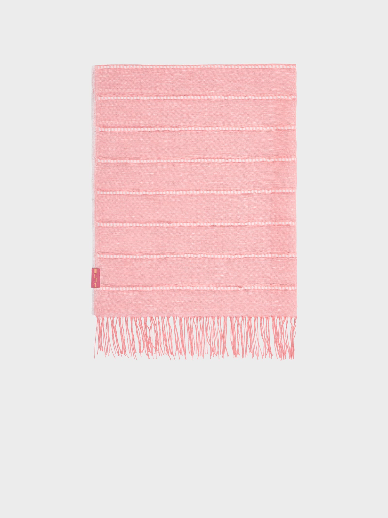 Zabila Linen Stole in Pink