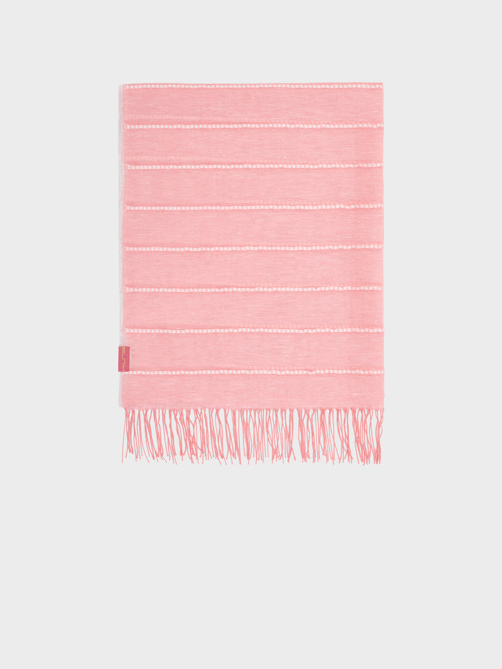 Estola Zabila De Lino Color Rosado