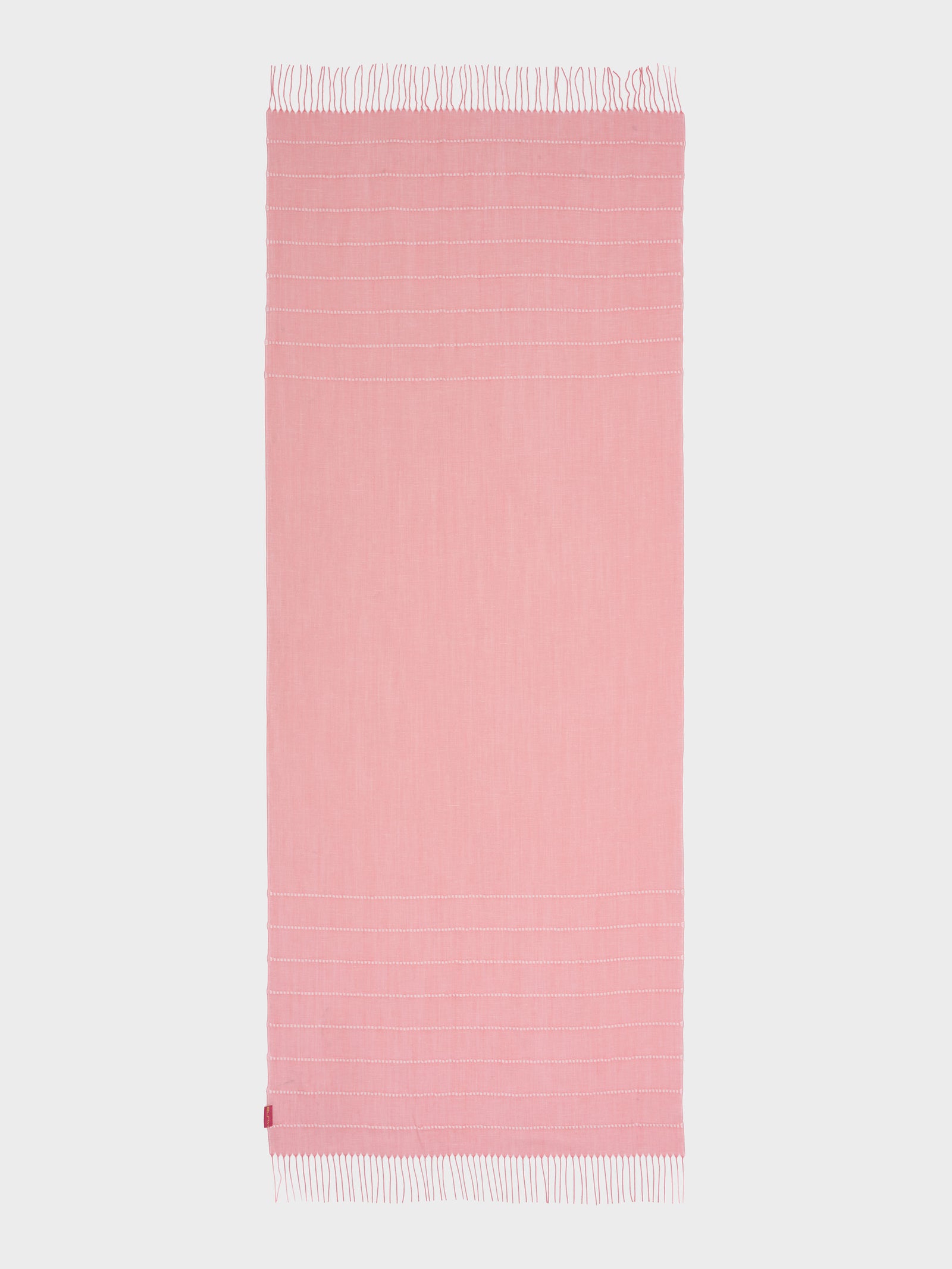 Zabila Linen Stole in Pink