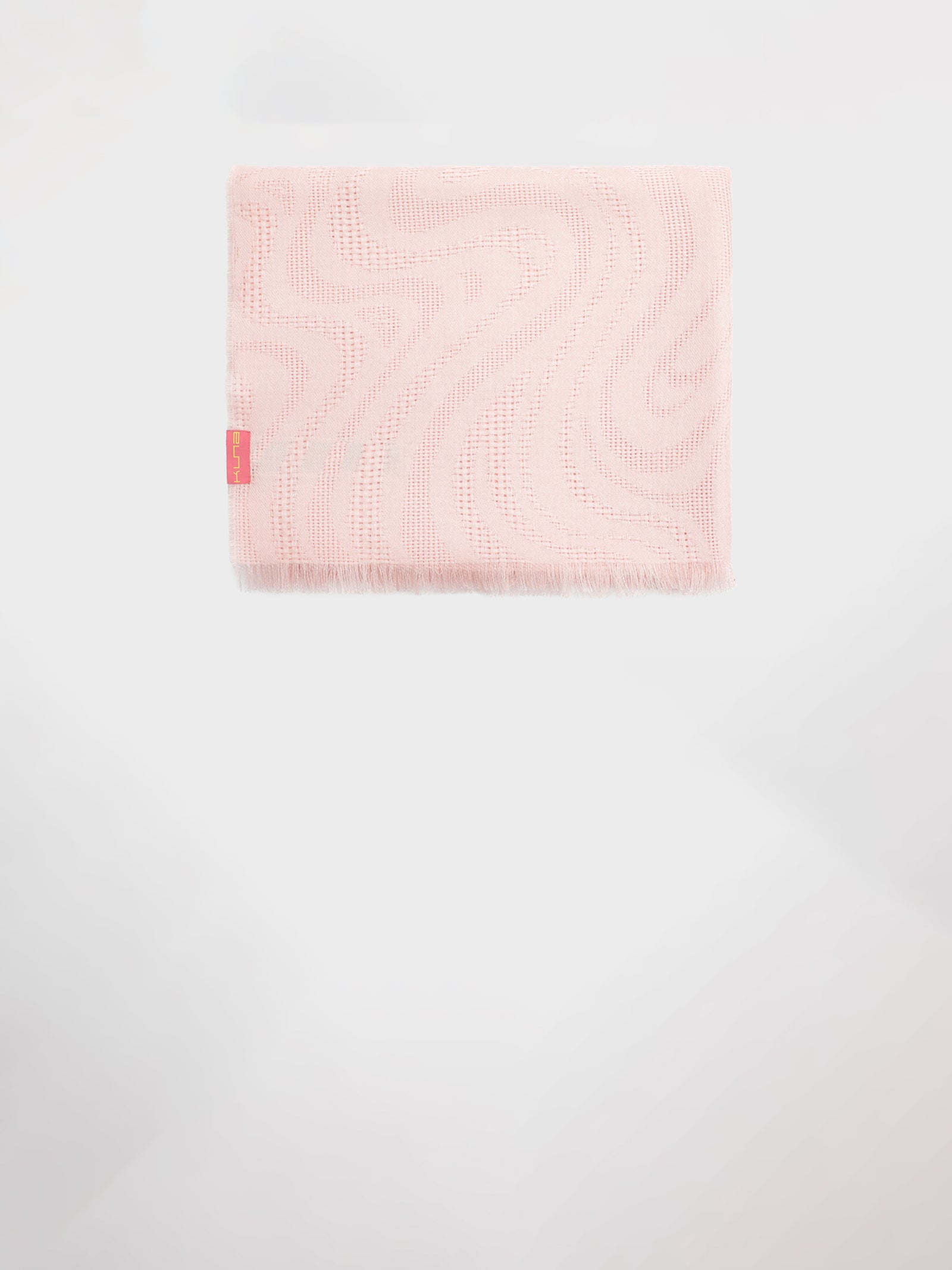 Estola Yxtapa De Baby Alpaca Color Rosado