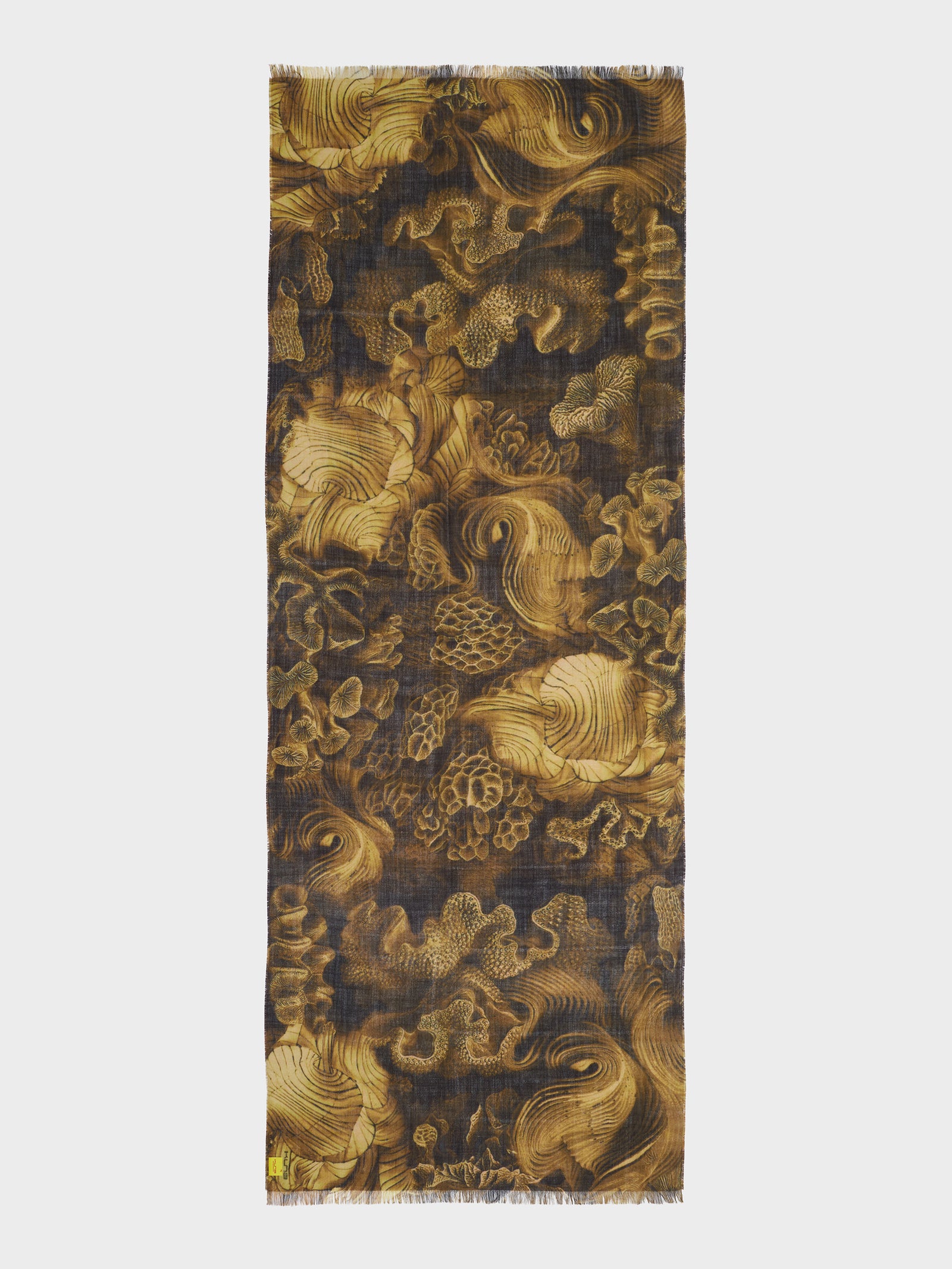 Estola Zanone De Baby Alpaca Color Amarillo