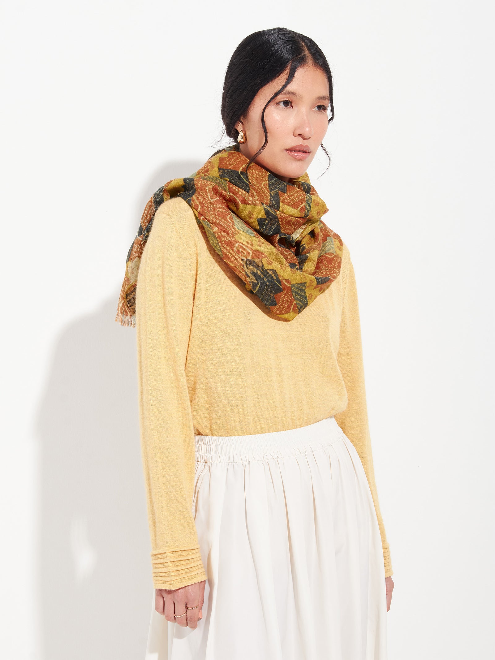 Estola Huari - 6 De Baby Alpaca Color Multicolor