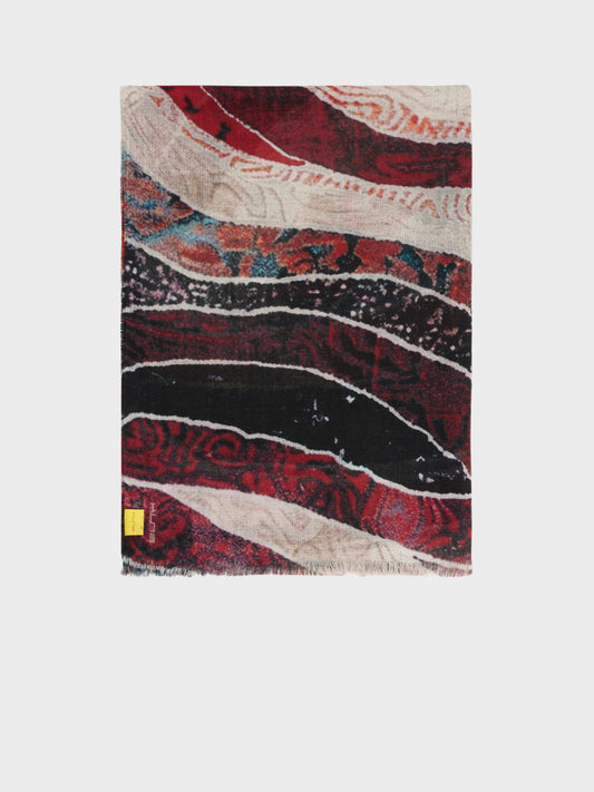 Estola Carmesi De Baby Alpaca Color Beige