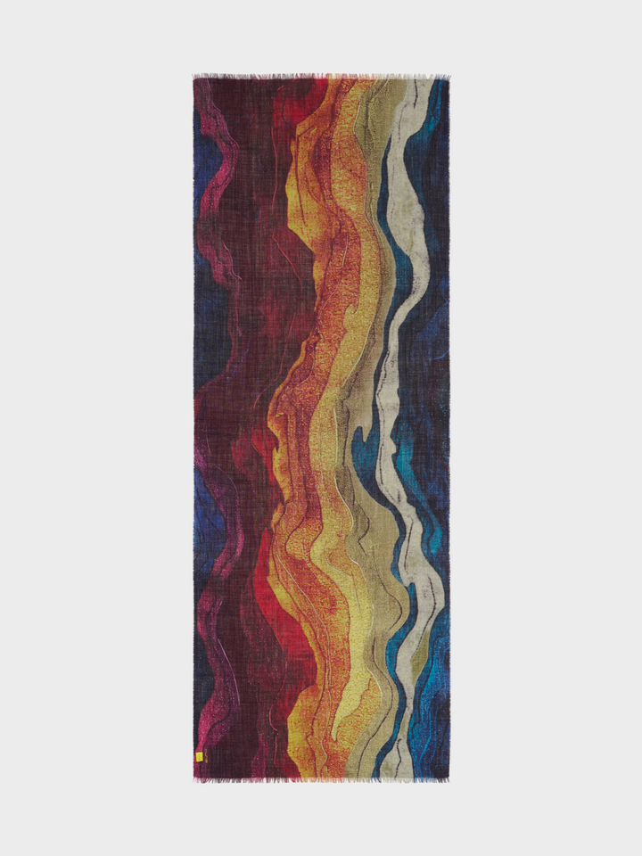 Catrina Multicolor Baby Alpaca Stole