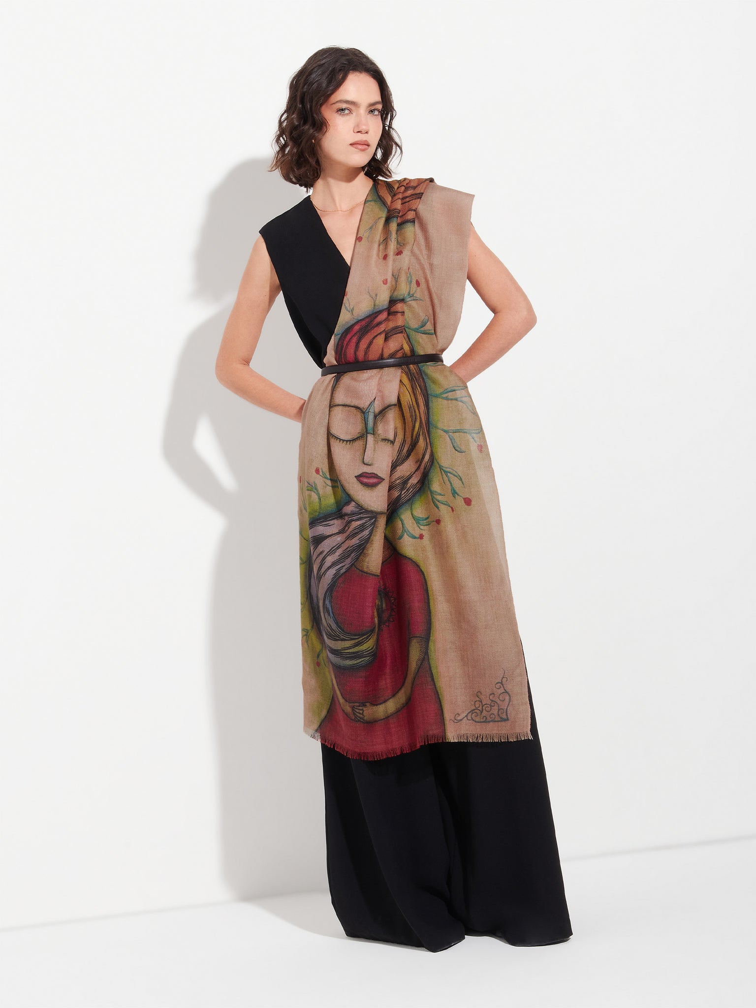 Estola La Energia Infinita De Baby Alpaca Color Multicolor