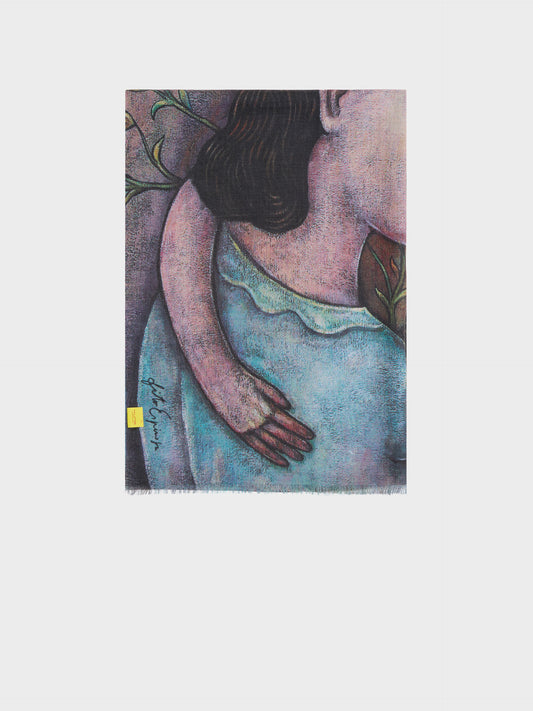 Estola Abrazo De Baby Alpaca Color Multicolor