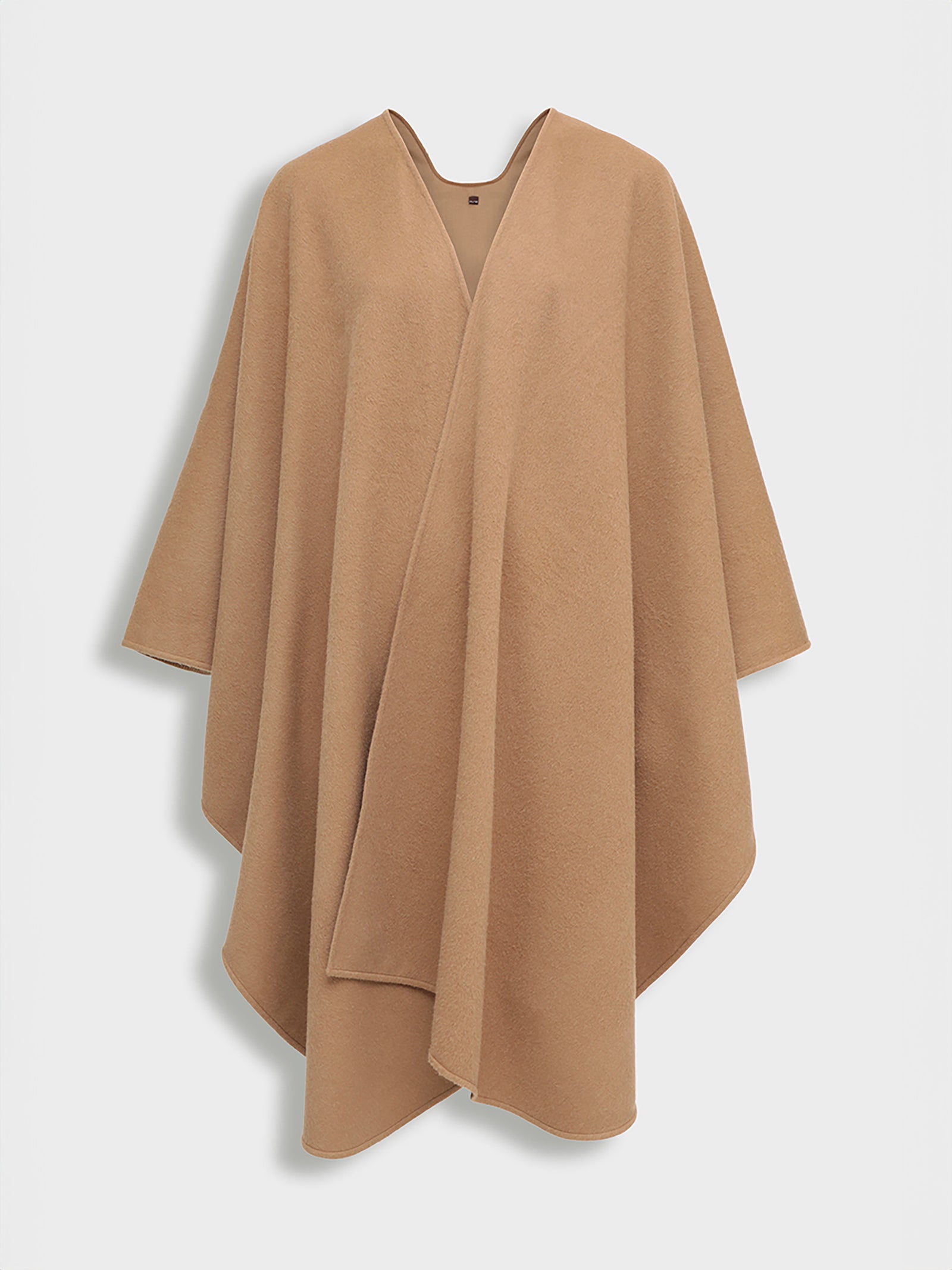 Royal Alpaca Camel Color Grun Cape