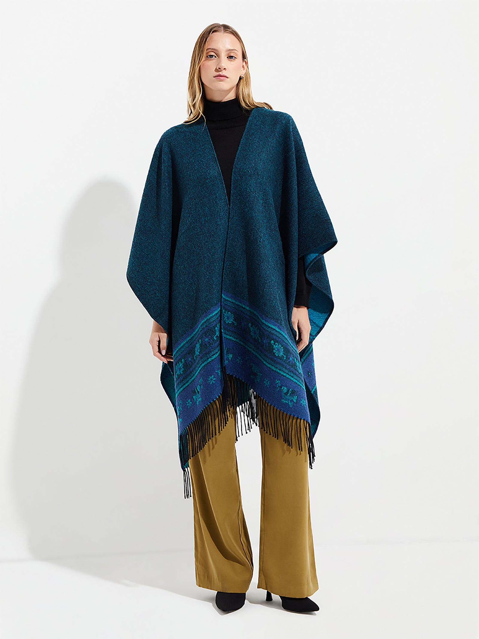 Nazca Cape - 41 Blue Baby Alpaca