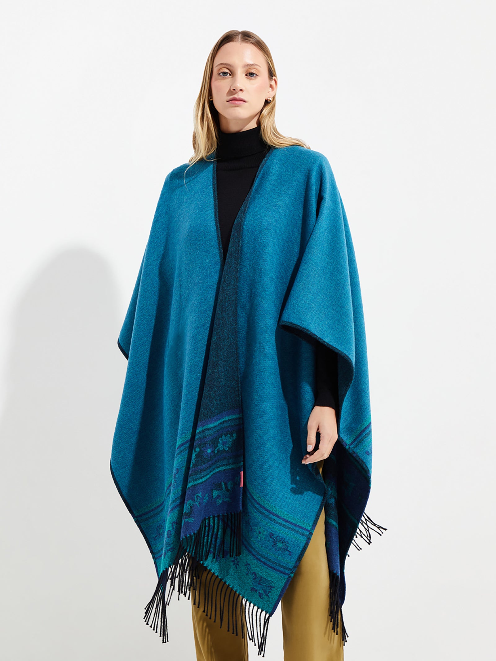 Nazca Cape - 41 Blue Baby Alpaca
